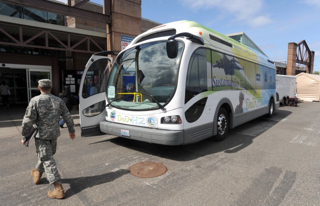 JBLM Military Base Fuel Cell Bus