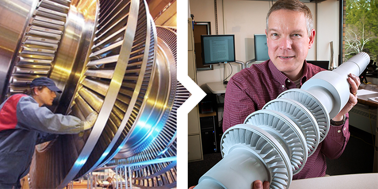 Though small, this desk-sized turbine packs a punch, with the potential to power 10,000 homes.