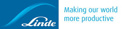 LINDE logo with Making our world more productive tagline