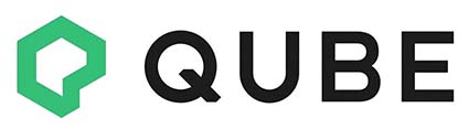 Qube Logo GreenDark 425x117
