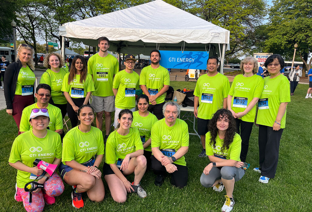 GTI Energy staff at the JP Morgan Corporate Challenge Race held annually in Chicago