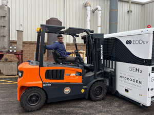 HERO Fuel cell-powered forklifts