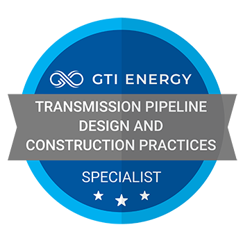 GTI Energy Training Achievement Badge Transmission Pipeline Design Cons Best Practices 350px GTI Energy Training Achievement Badge Transmission Pipeline Design Cons Best Practices 350px