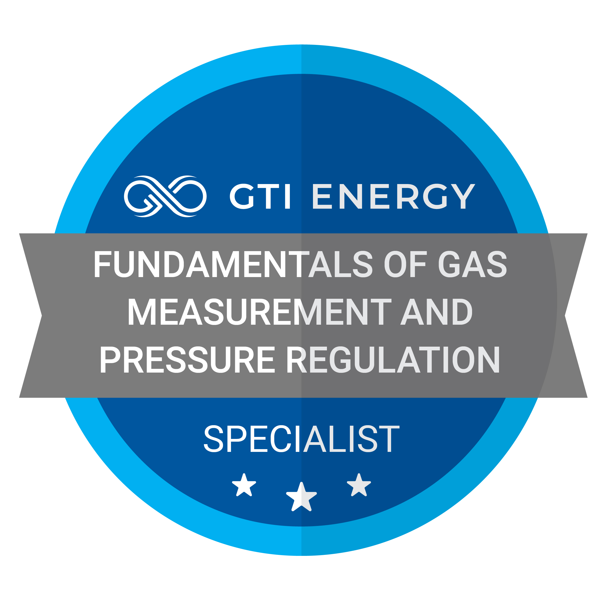GTI Energy Training Achievement Badges Gas Measurement & Pressure Regulation