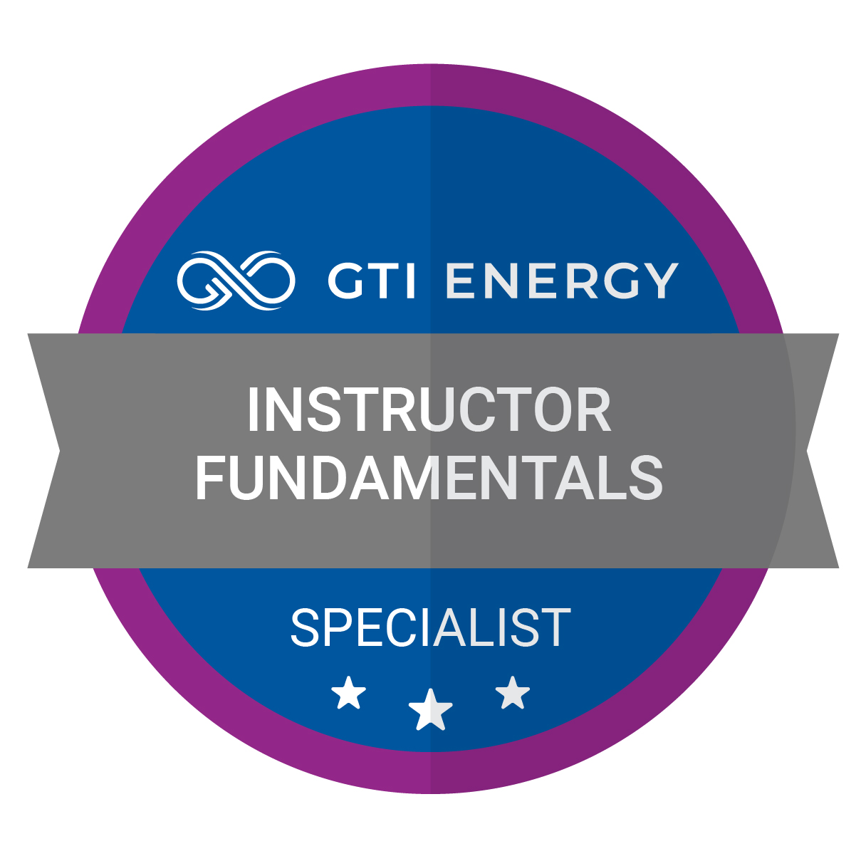 GTI Energy Training Achievement Badges Instructor Fundamentals GTI Energy Training Achievement Badges Instructor Fundamentals