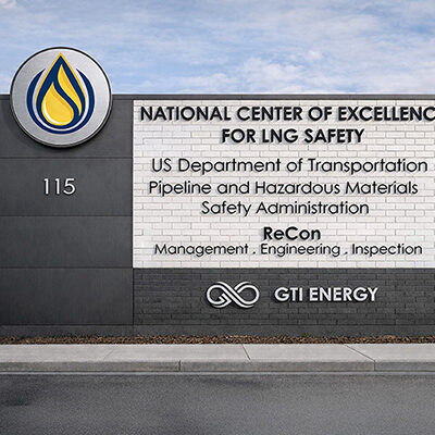 LNG Ctr For Excellence Ext Sign 454x400