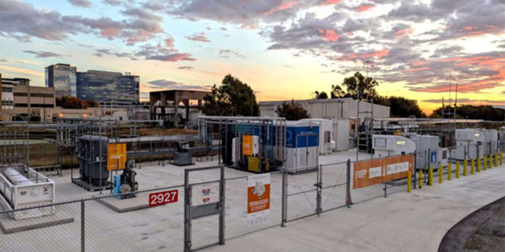 Hydrogen ProtoHub at dawn