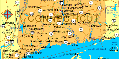 Mconnecticut Map